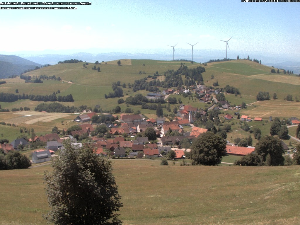 Archived image Webcam Schopfheim - View to Gersbach