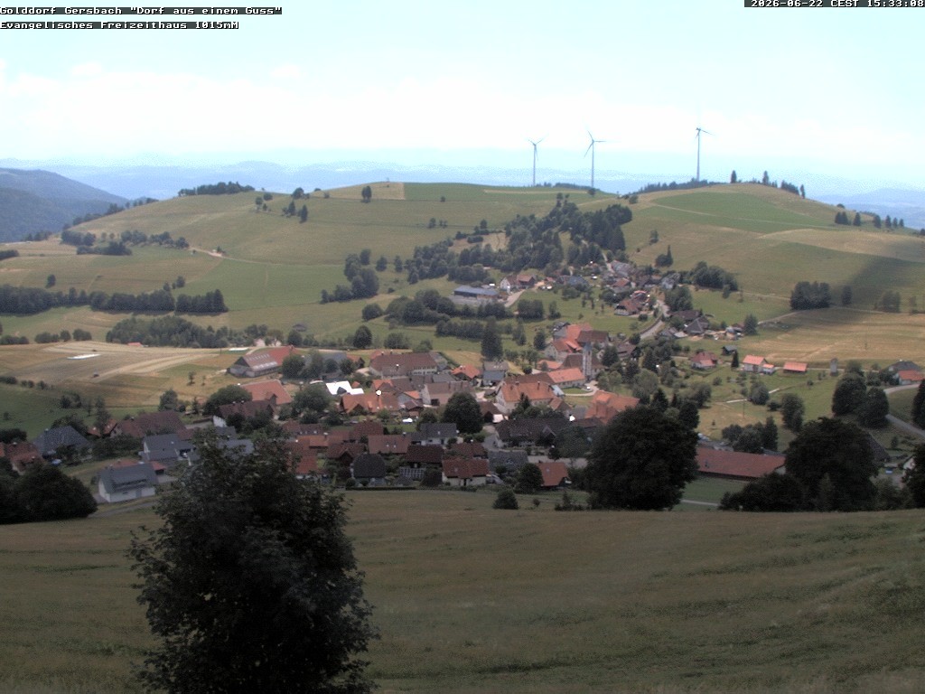 Archived image Webcam Schopfheim - View to Gersbach