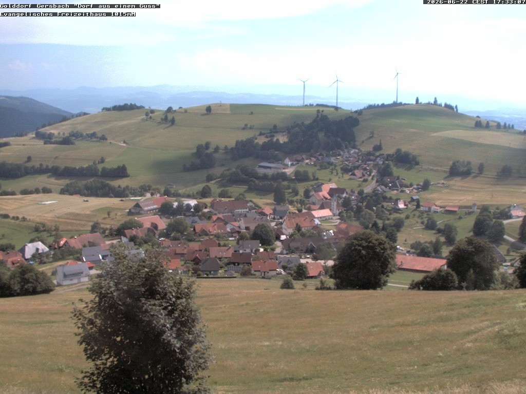 Archived image Webcam Schopfheim - View to Gersbach