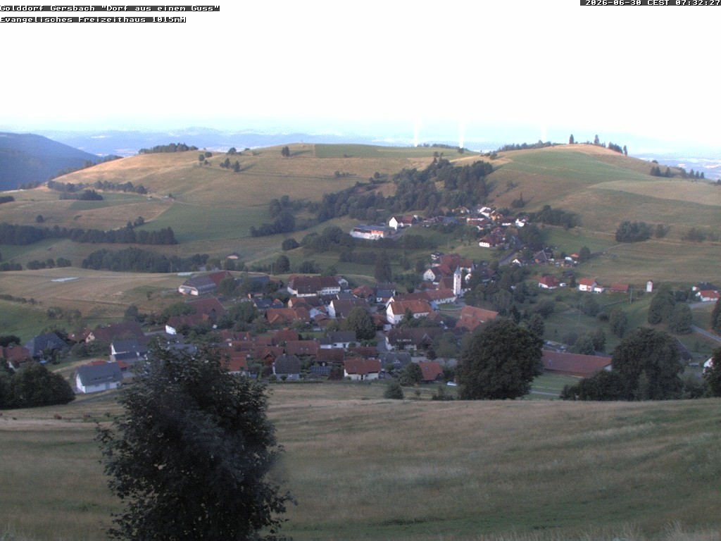 Archiv Foto Webcam Schopfheim - Blick über Gersbach