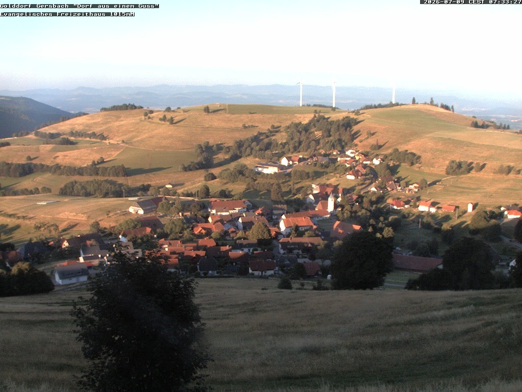 Archiv Foto Webcam Schopfheim - Blick über Gersbach