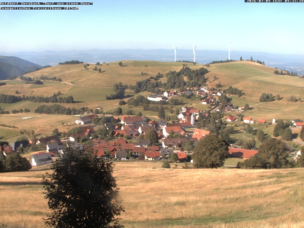 Archiv Foto Webcam Schopfheim - Blick über Gersbach