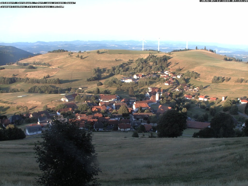 Archived image Webcam Schopfheim - View to Gersbach