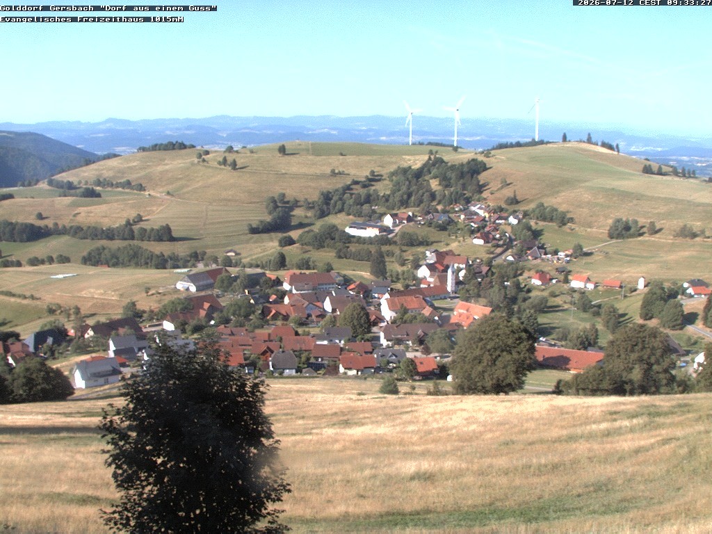 Archived image Webcam Schopfheim - View to Gersbach
