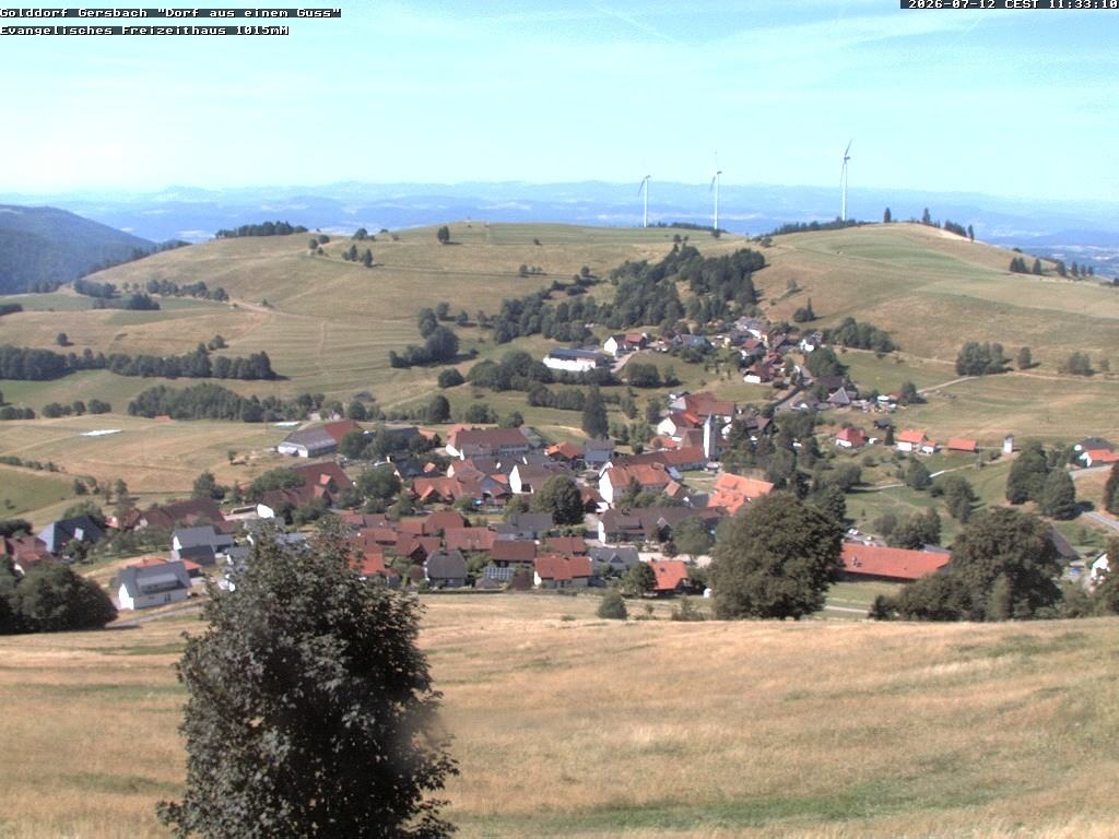 Archived image Webcam Schopfheim - View to Gersbach