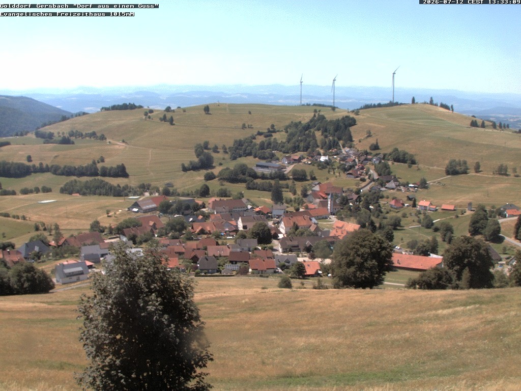 Archived image Webcam Schopfheim - View to Gersbach