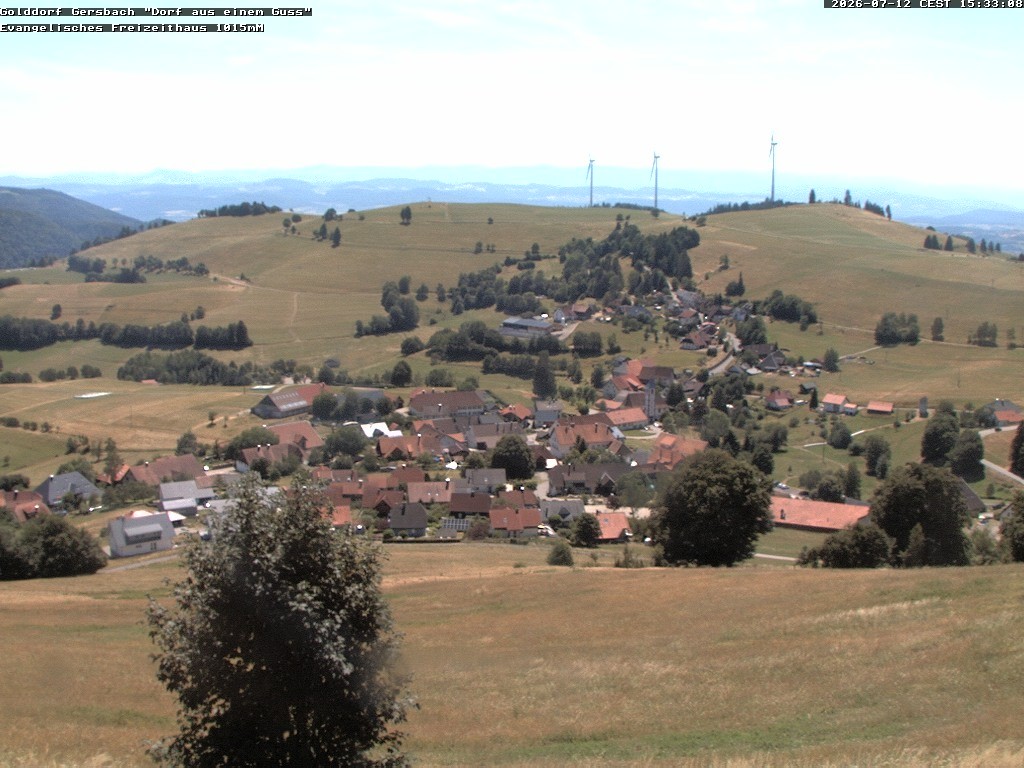 Archived image Webcam Schopfheim - View to Gersbach