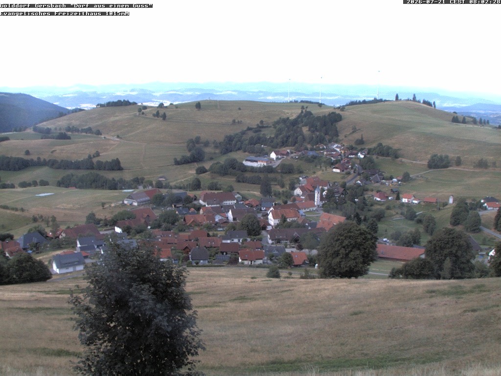 Archiv Foto Webcam Schopfheim - Blick über Gersbach