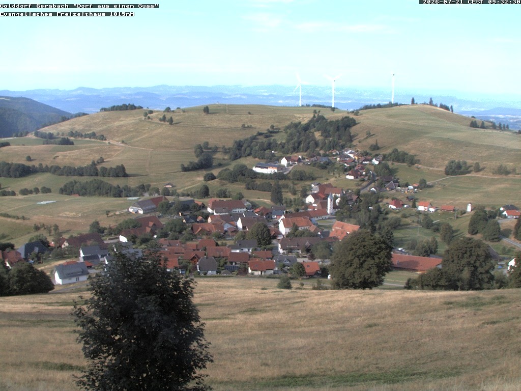 Archiv Foto Webcam Schopfheim - Blick über Gersbach