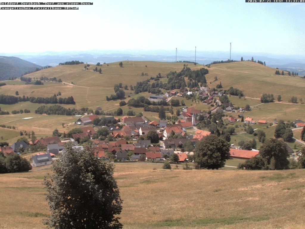 Archiv Foto Webcam Schopfheim - Blick über Gersbach