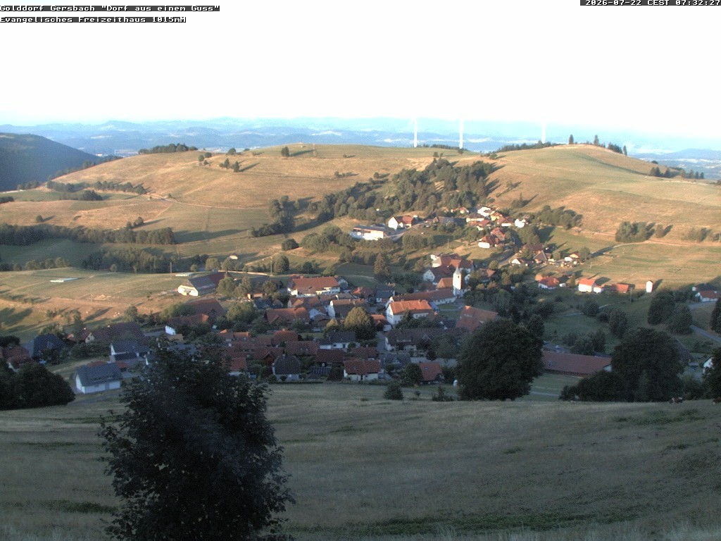 Archiv Foto Webcam Schopfheim - Blick über Gersbach