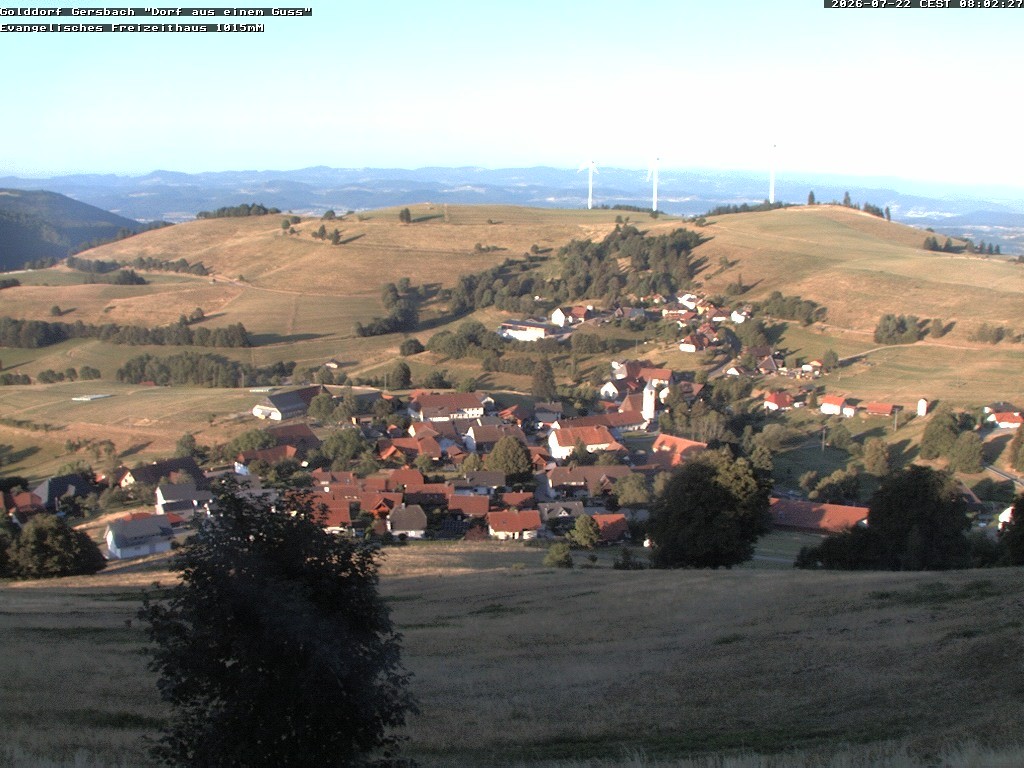 Archiv Foto Webcam Schopfheim - Blick über Gersbach