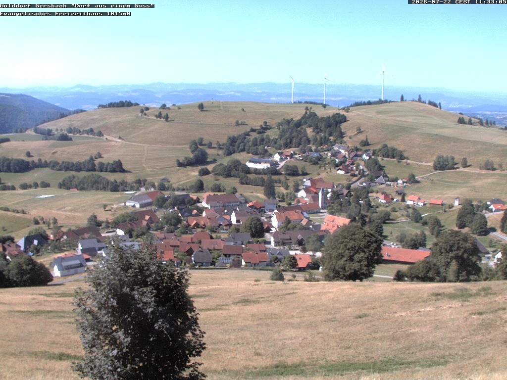 Archiv Foto Webcam Schopfheim - Blick über Gersbach