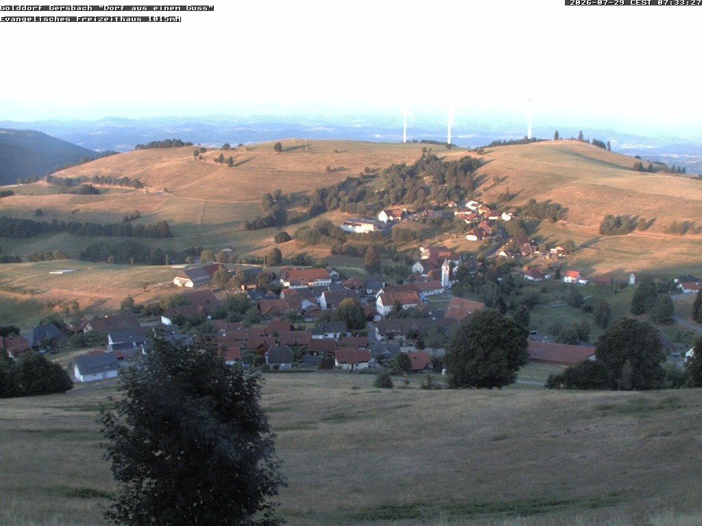 Archiv Foto Webcam Schopfheim - Blick über Gersbach