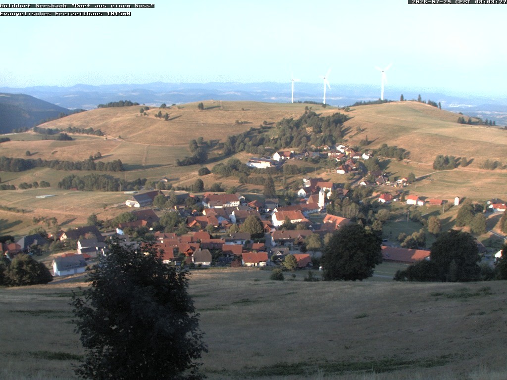Archiv Foto Webcam Schopfheim - Blick über Gersbach