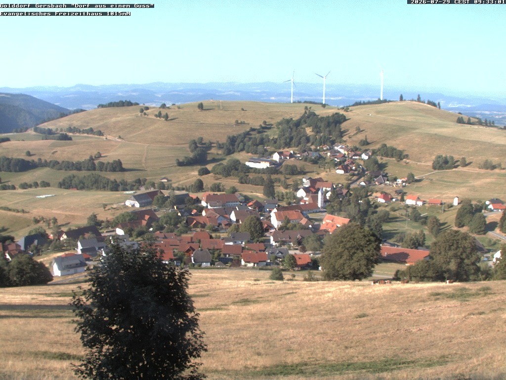 Archiv Foto Webcam Schopfheim - Blick über Gersbach
