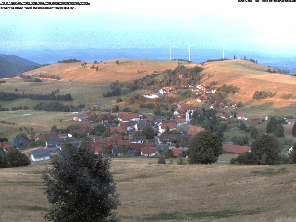 Archiv Foto Webcam Schopfheim - Blick über Gersbach
