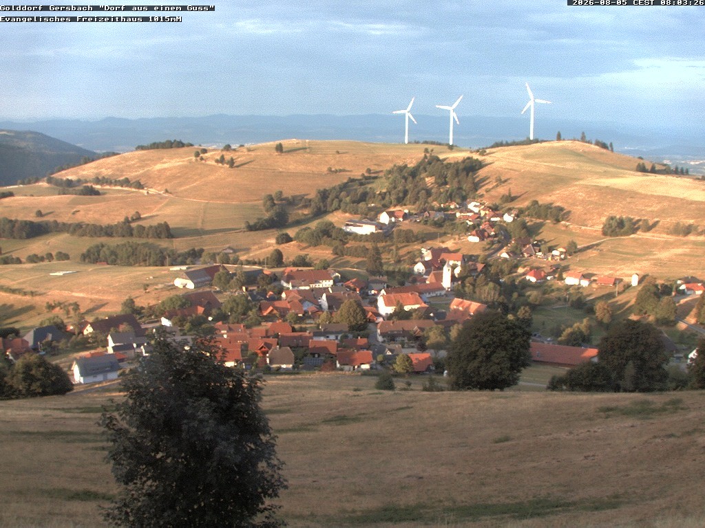 Archiv Foto Webcam Schopfheim - Blick über Gersbach