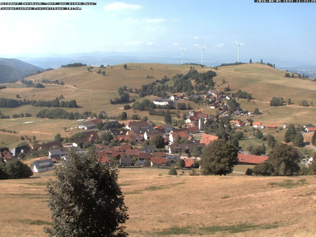 Archiv Foto Webcam Schopfheim - Blick über Gersbach