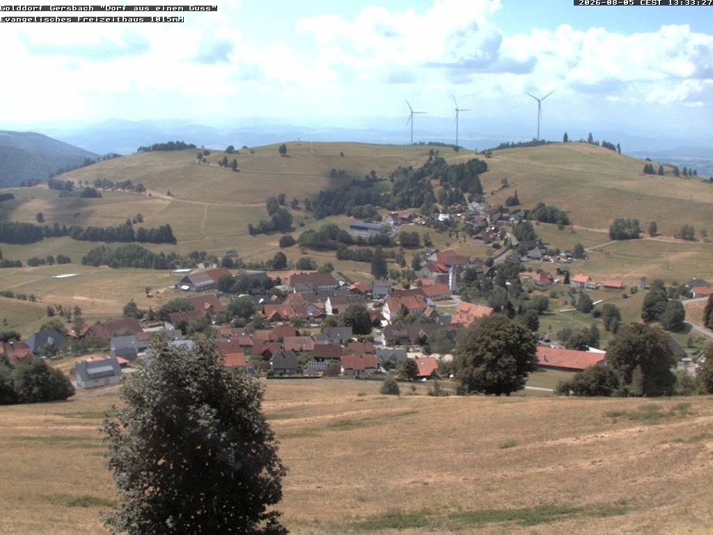 Archiv Foto Webcam Schopfheim - Blick über Gersbach