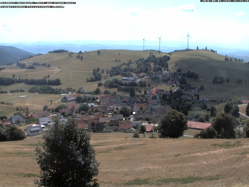 Archiv Foto Webcam Schopfheim - Blick über Gersbach