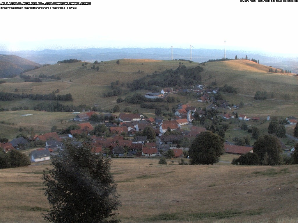 Archiv Foto Webcam Schopfheim - Blick über Gersbach