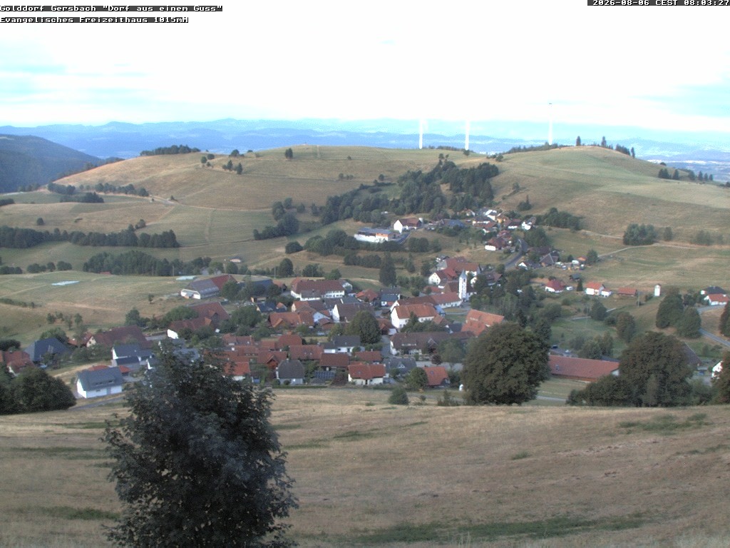 Archiv Foto Webcam Schopfheim - Blick über Gersbach