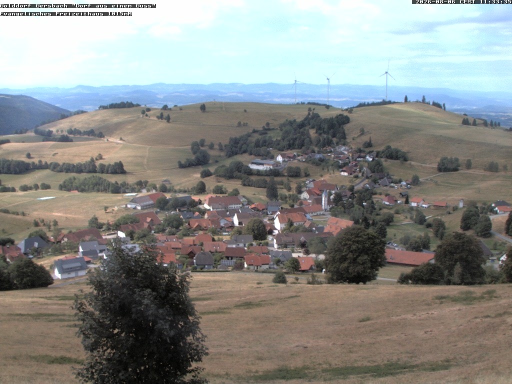 Archiv Foto Webcam Schopfheim - Blick über Gersbach