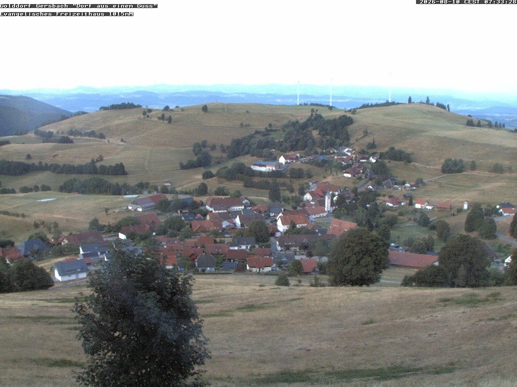 Archiv Foto Webcam Schopfheim - Blick über Gersbach