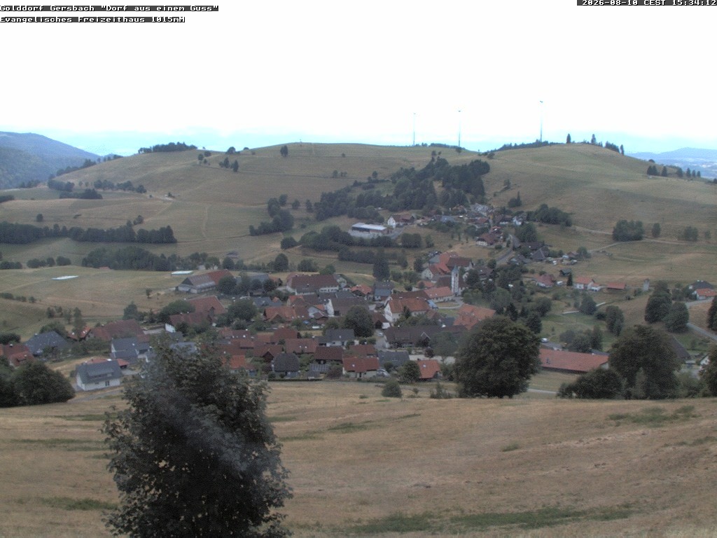 Archiv Foto Webcam Schopfheim - Blick über Gersbach