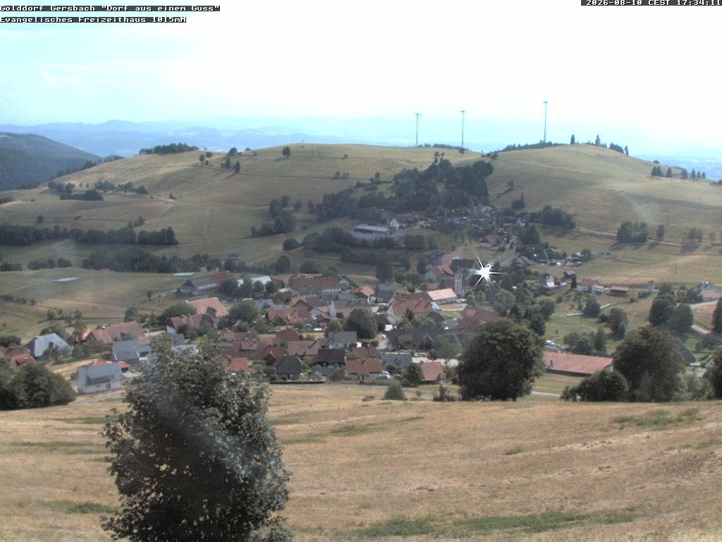 Archiv Foto Webcam Schopfheim - Blick über Gersbach