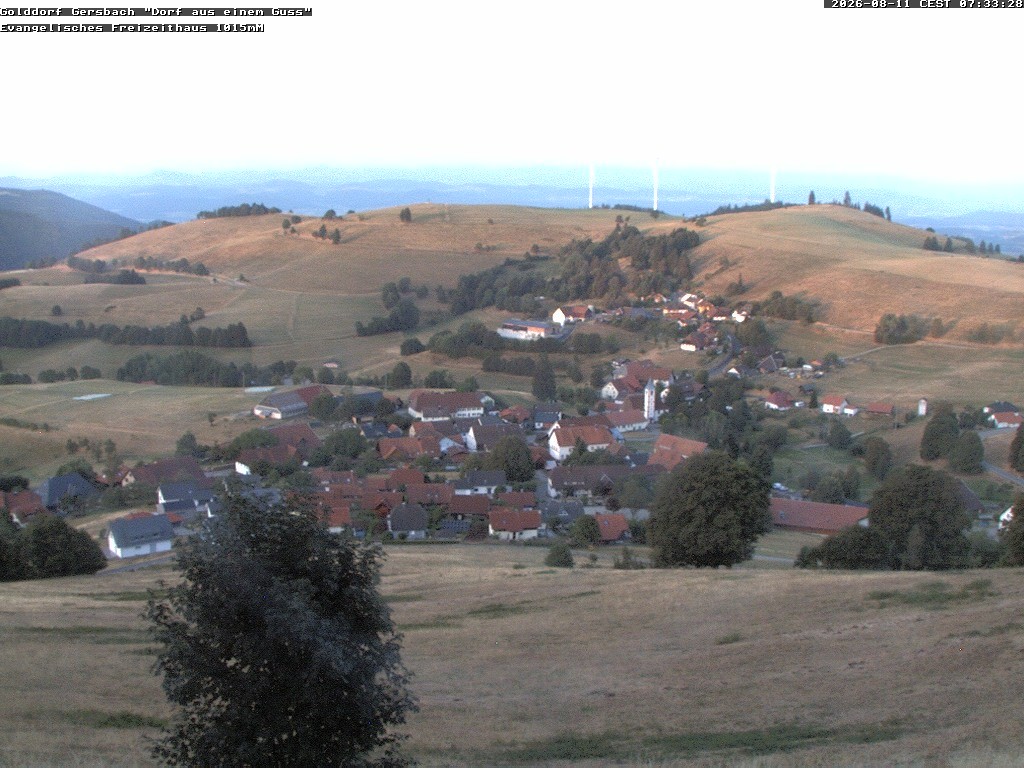 Archiv Foto Webcam Schopfheim - Blick über Gersbach