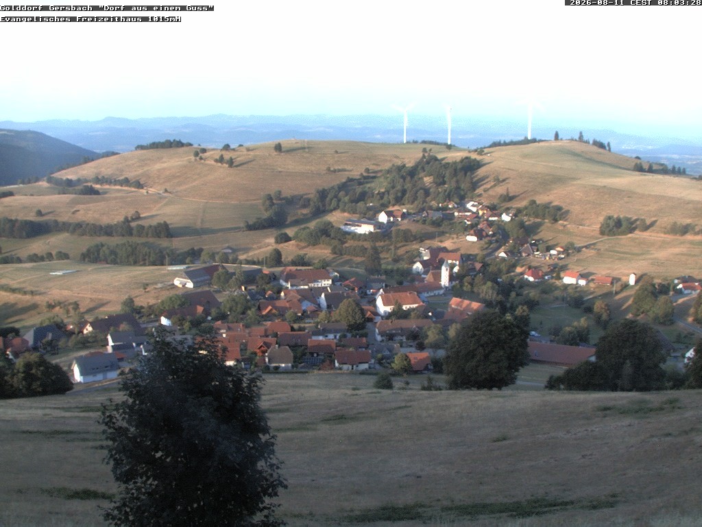 Archiv Foto Webcam Schopfheim - Blick über Gersbach