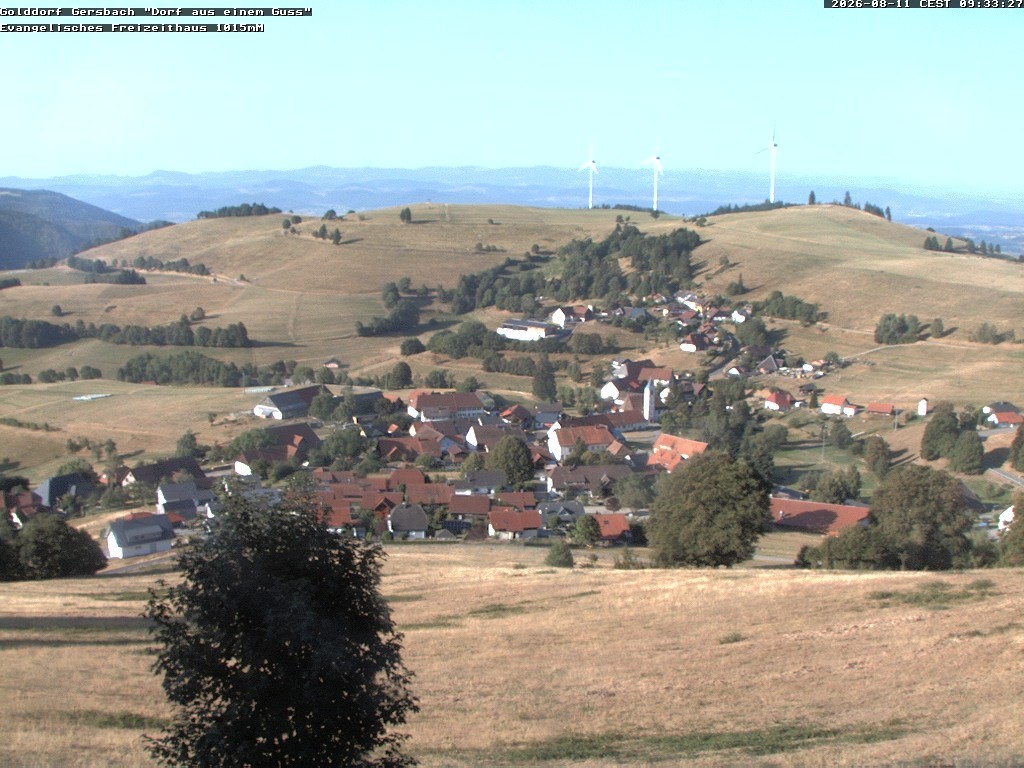 Archiv Foto Webcam Schopfheim - Blick über Gersbach