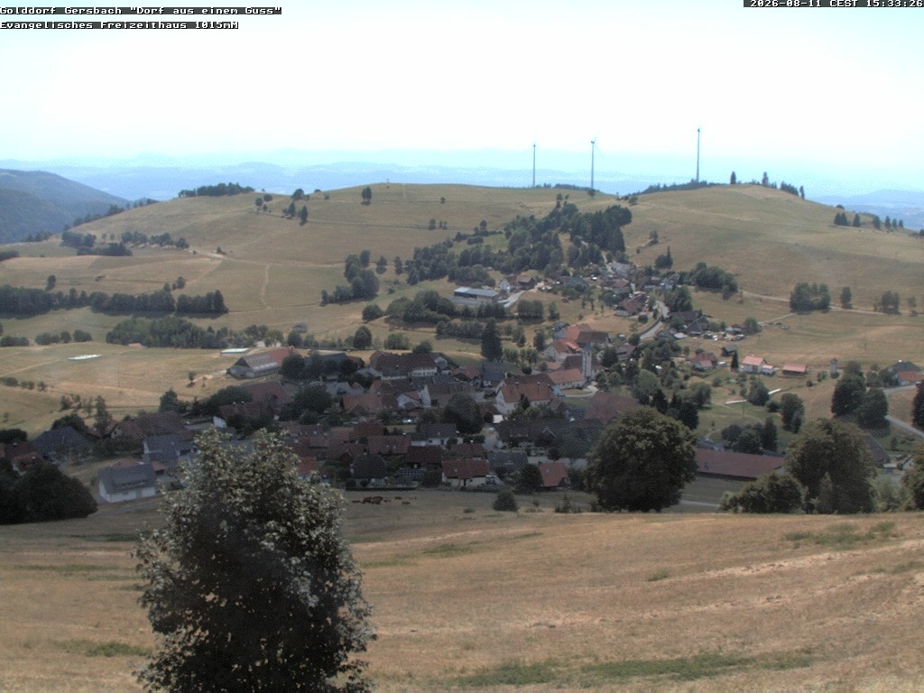Archiv Foto Webcam Schopfheim - Blick über Gersbach