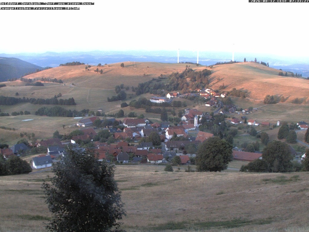 Archiv Foto Webcam Schopfheim - Blick über Gersbach
