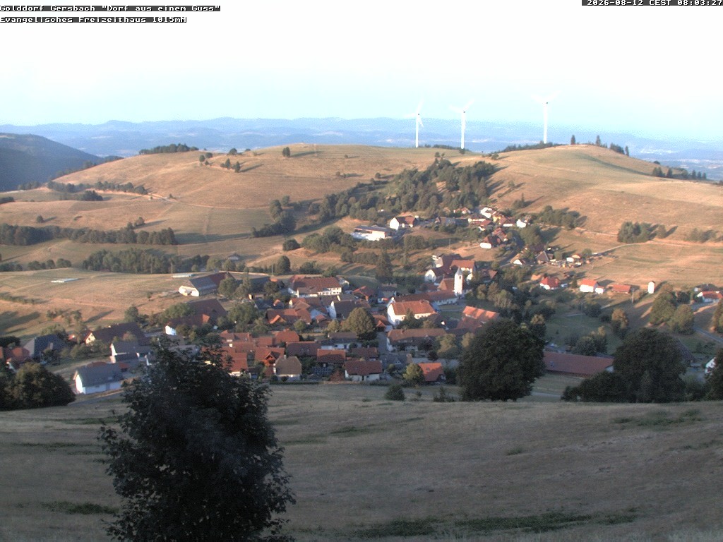 Archiv Foto Webcam Schopfheim - Blick über Gersbach