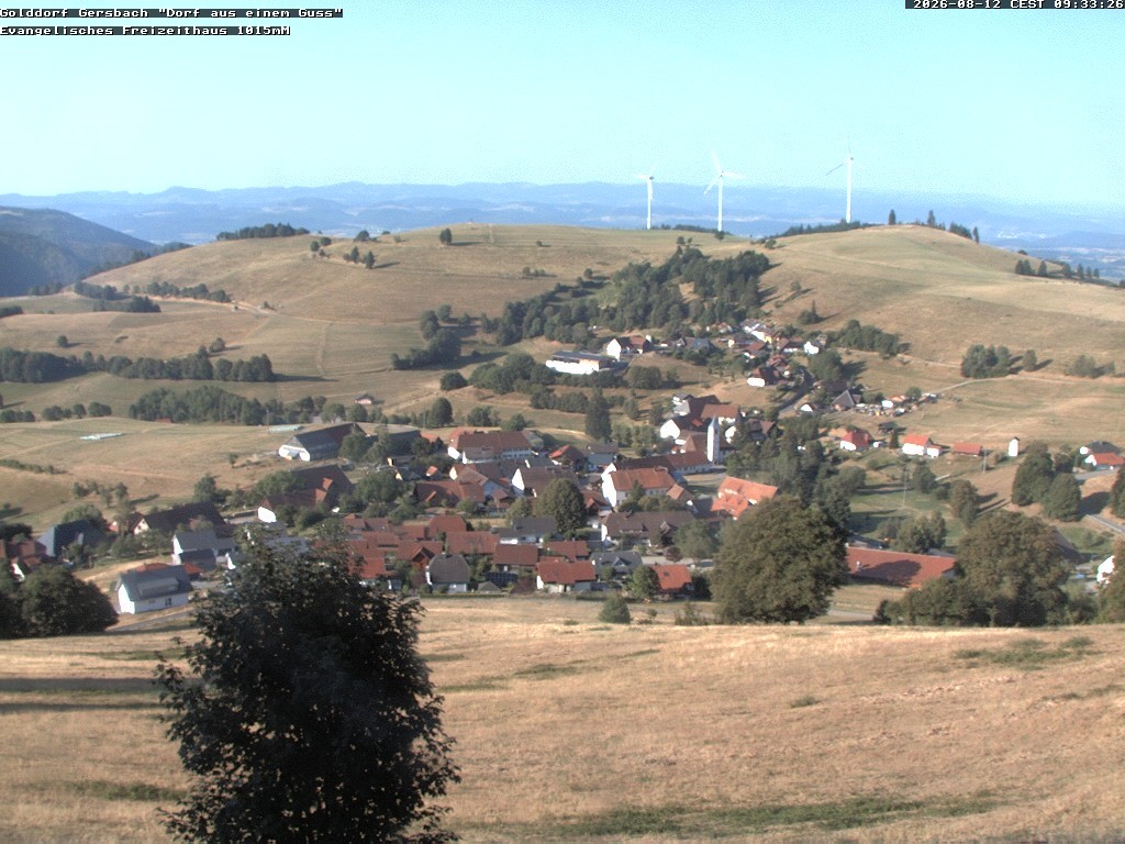 Archiv Foto Webcam Schopfheim - Blick über Gersbach