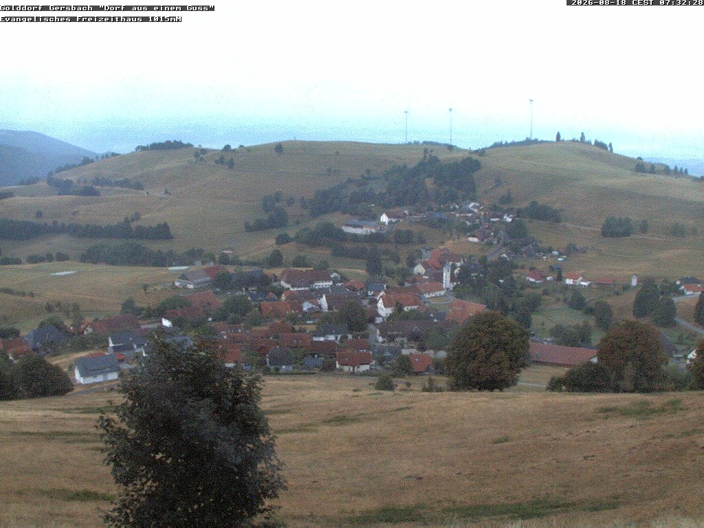 Archiv Foto Webcam Schopfheim - Blick über Gersbach