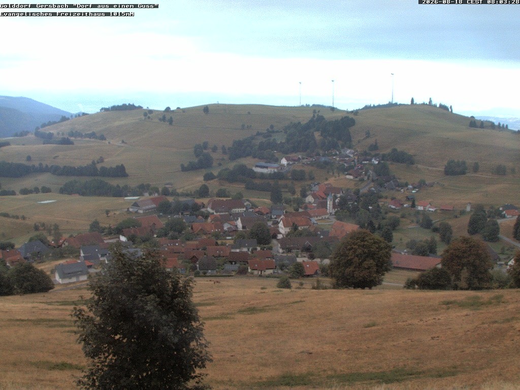 Archiv Foto Webcam Schopfheim - Blick über Gersbach