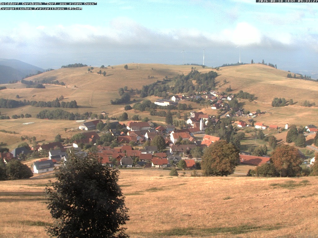Archiv Foto Webcam Schopfheim - Blick über Gersbach