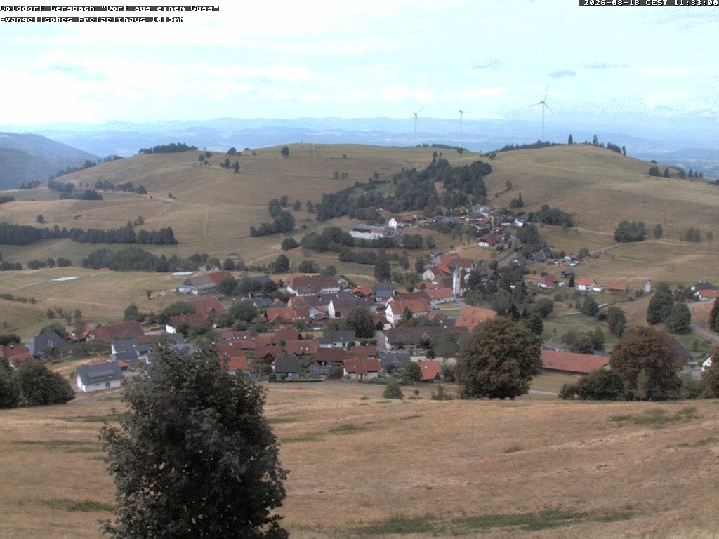 Archiv Foto Webcam Schopfheim - Blick über Gersbach