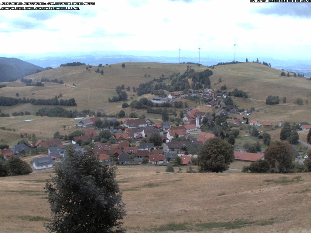 Archiv Foto Webcam Schopfheim - Blick über Gersbach
