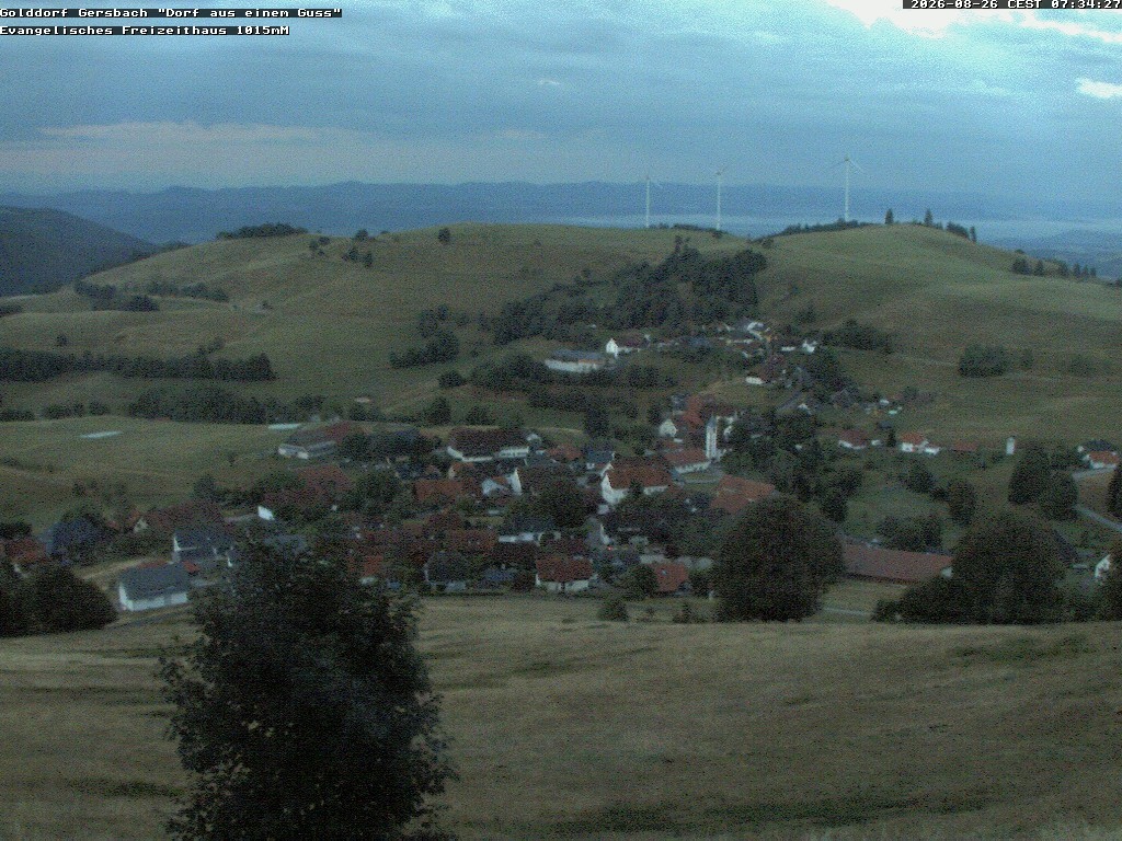 Archiv Foto Webcam Schopfheim - Blick über Gersbach