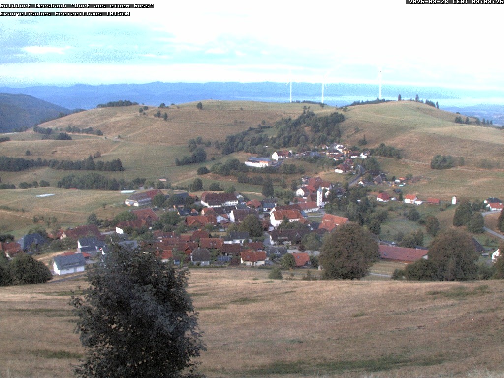 Archiv Foto Webcam Schopfheim - Blick über Gersbach