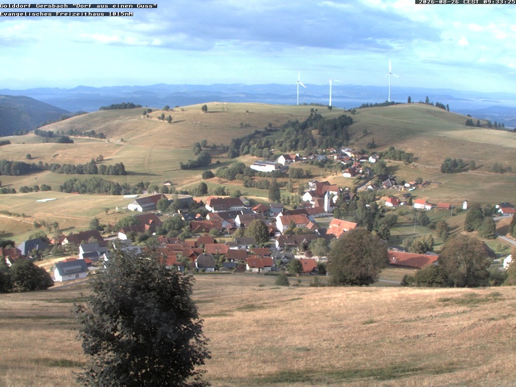 Archiv Foto Webcam Schopfheim - Blick über Gersbach