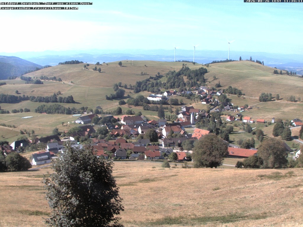 Archiv Foto Webcam Schopfheim - Blick über Gersbach