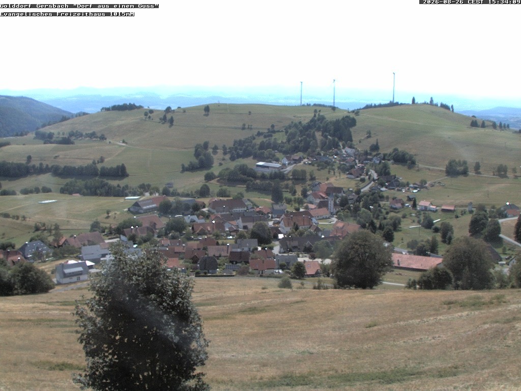 Archiv Foto Webcam Schopfheim - Blick über Gersbach