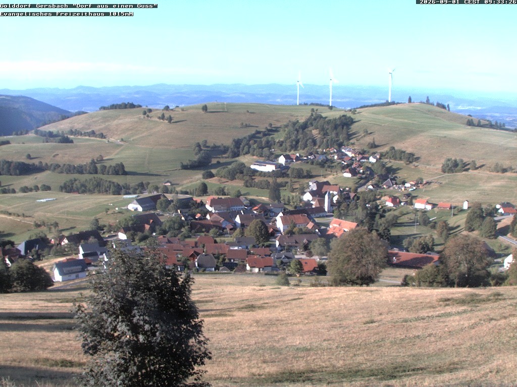 Archiv Foto Webcam Schopfheim - Blick über Gersbach