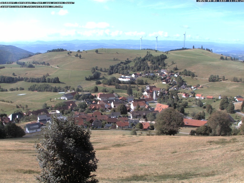 Archiv Foto Webcam Schopfheim - Blick über Gersbach